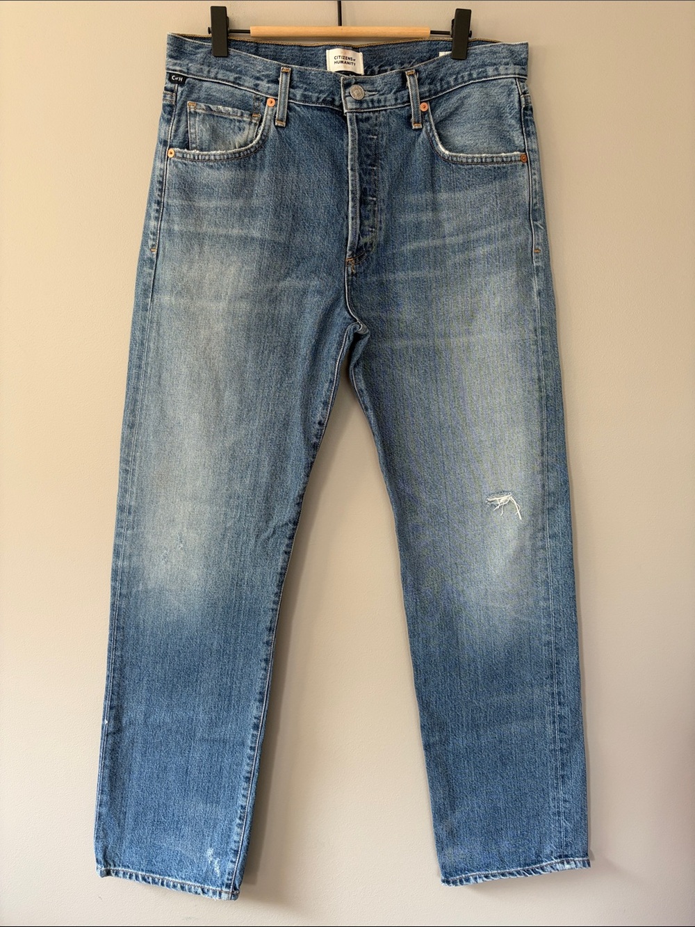 Citizens of Humanity Emery Jeans Size 28 Blue Denim Relaxed Straight Leg‎
